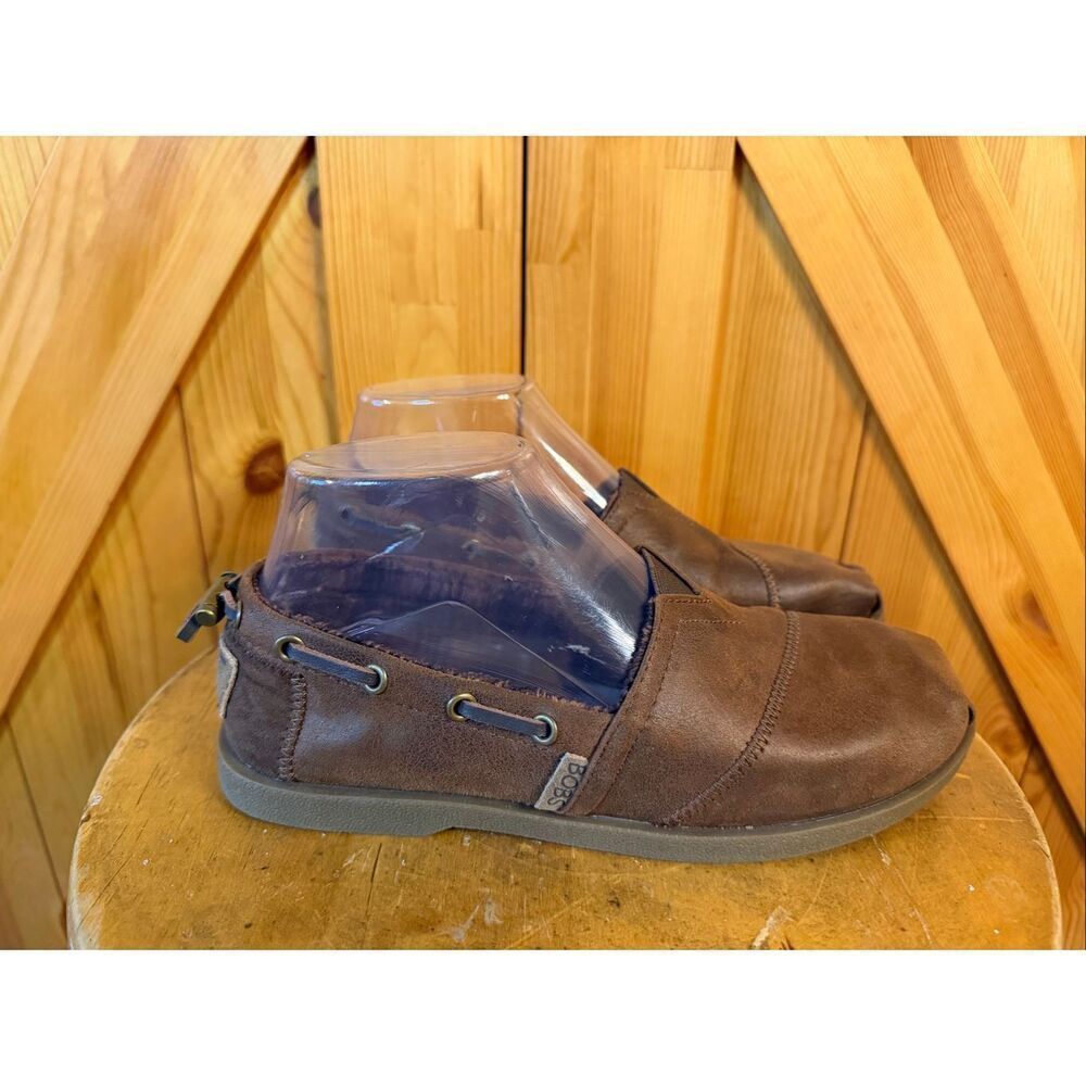 SKECHERS Bobs Shoes Womens Size 7 Brown Chill Luxe Flats Loafers 33731